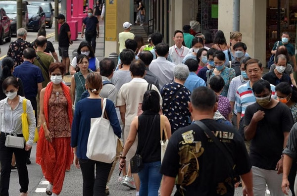 Singapore đang có số ca nhiễm COVID tăng nhanh trong khoảng 2 tuần gần đây. Ảnh: The Straits Times.
