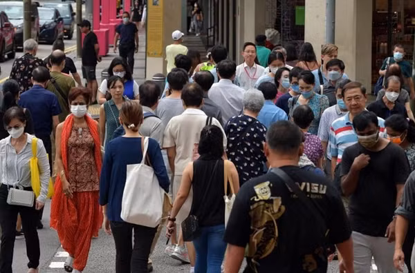 Singapore đang có số ca nhiễm COVID tăng nhanh trong khoảng 2 tuần gần đây. Ảnh: The Straits Times.