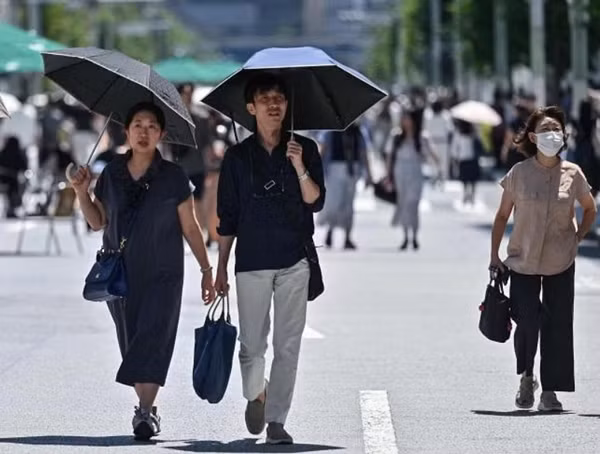Nhiều nơi ở châu Á đang có nắng nóng gay gắt. Ảnh: AFP.