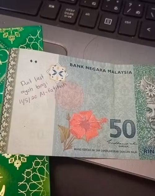 Cận cảnh tờ tiền. Ảnh: Tuah Lim. Cận cảnh tờ tiền. Ảnh: Tuah Lim.
