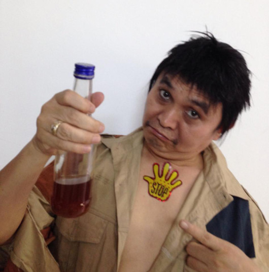 Anh Chí với hình xăm “cute”