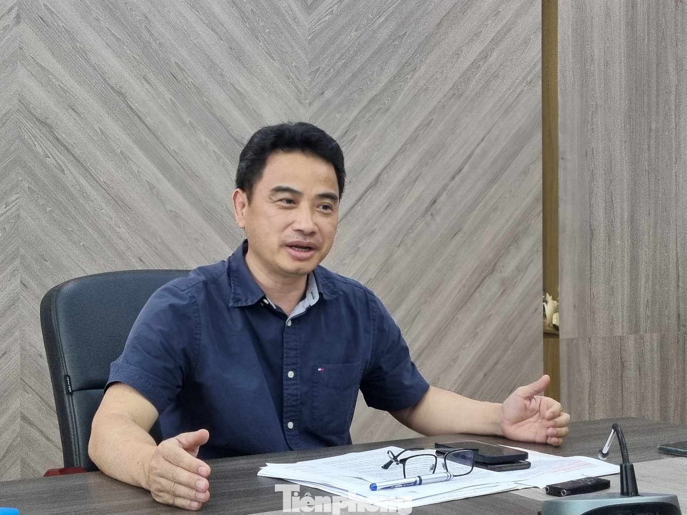 Ông Vũ Ngọc Anh - Vụ trưởng Khoa học công nghệ và Môi trường, Bộ Xây dựng (ảnh: Ngọc Mai).