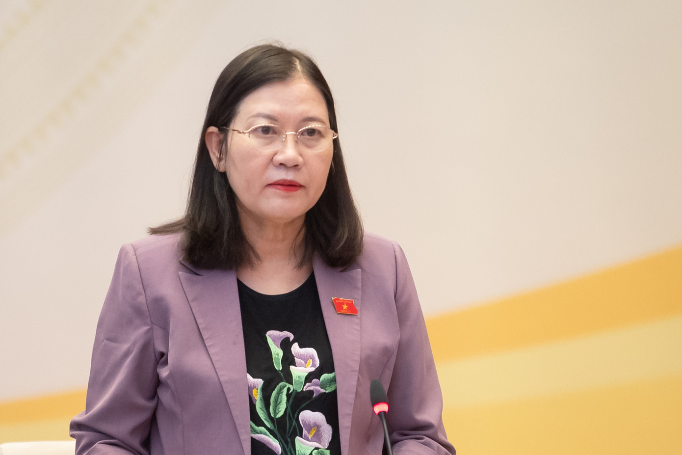 Chủ nhiệm Ủy ban Tư pháp Lê Thị Nga.