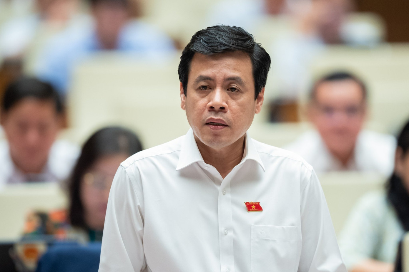 Đại biểu Trần Anh Tuấn, Trưởng ban Ban đổi mới quản lý doanh nghiệp TP. HCM. Ảnh: Như Ý. Đại biểu Trần Anh Tuấn, Trưởng ban Ban đổi mới quản lý doanh nghiệp TP. HCM. Ảnh: Như Ý.