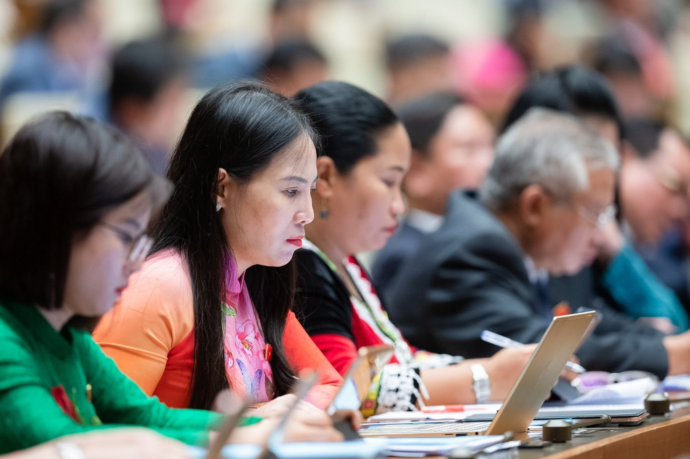 Các đại biểu Quốc hội tham dự kỳ họp. Ảnh QH