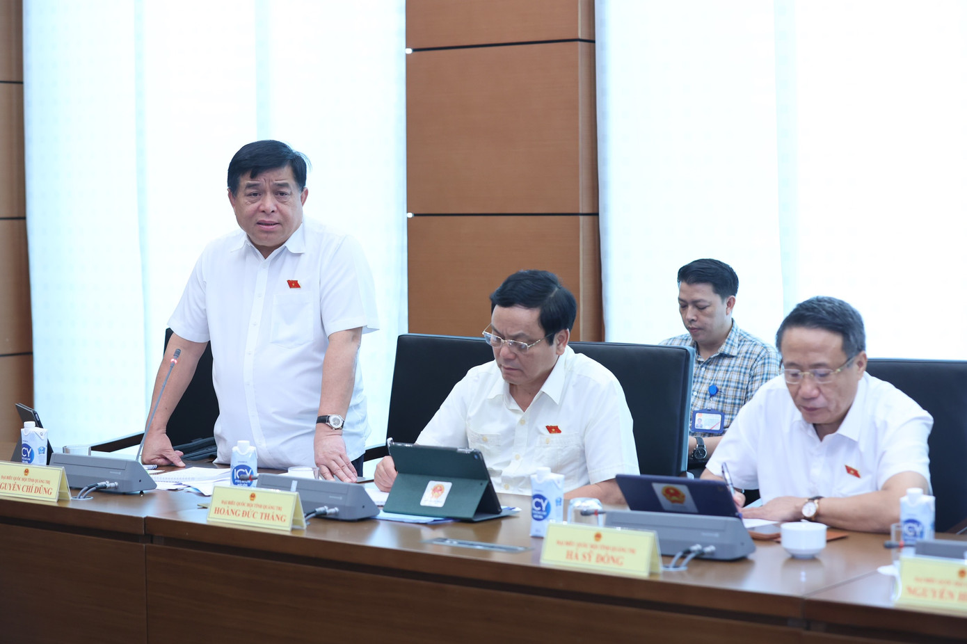 Bộ trưởng KH&amp;ĐT Nguyễn Chí Dũng. Ảnh Như Ý