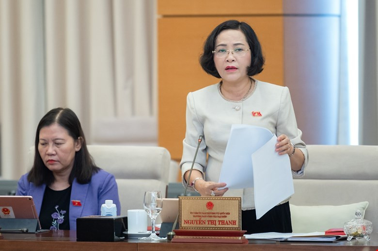 Trưởng Ban Công tác đại biểu thuộc Ủy ban Thường vụ Quốc hội, Trưởng Ban soạn thảo Nguyễn Thị Thanh