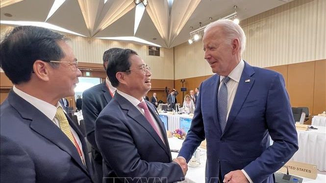 Thủ tướng Chính phủ Phạm Minh Chính và Tổng thống Mỹ Joe Biden.