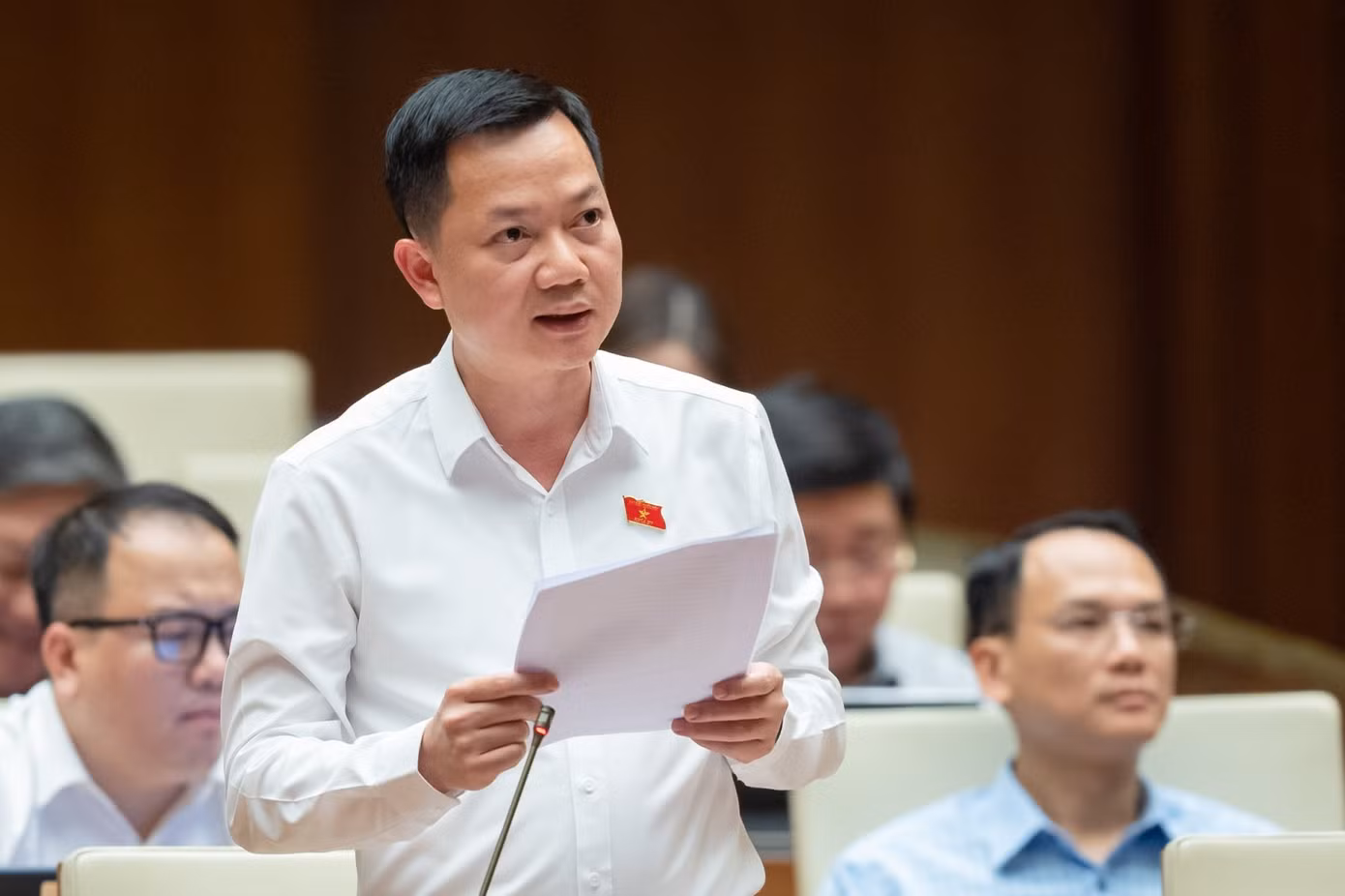 ĐBQH Trịnh Xuân An - đoàn Đồng Nai. Ảnh: QH.