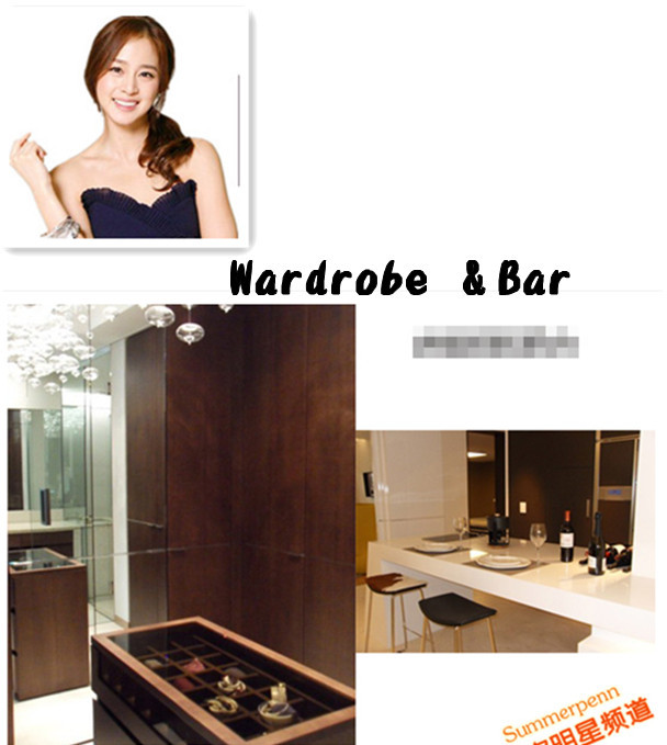 Bên ngoài căn hộ... Phòng khách màu trắng sang trọng. Phòng ăn với không gian ấm cúng. Bên trong căn hộ cao cấp của Kim Tea Hee còn có cả một bar mini và tủ quần áo rất hoành tráng. Phòng làm việc - không gian nơi cô và đồng nghiệp bàn bạc công việc.