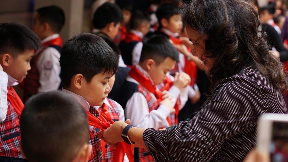 Ngôi trường có học sinh nhiều lần đón nguyên thủ quốc gia ảnh 2