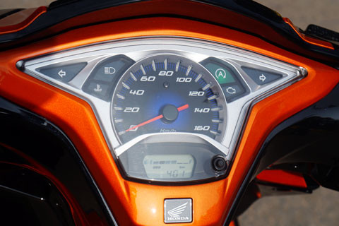 Mặt đồng hồ dễ quan sát, với đồng hồ công-tơ-mét và đo xăng điện tử