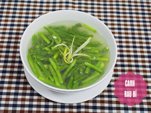 cơm chiều, canh mướp