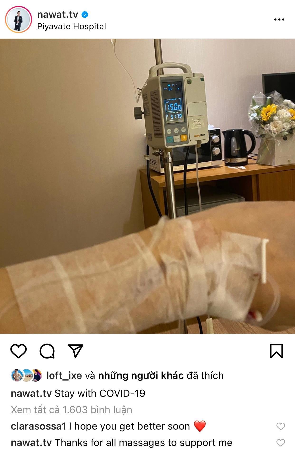 Mr. Nawat thông báo mắc COVID-19 hôm 4/7.