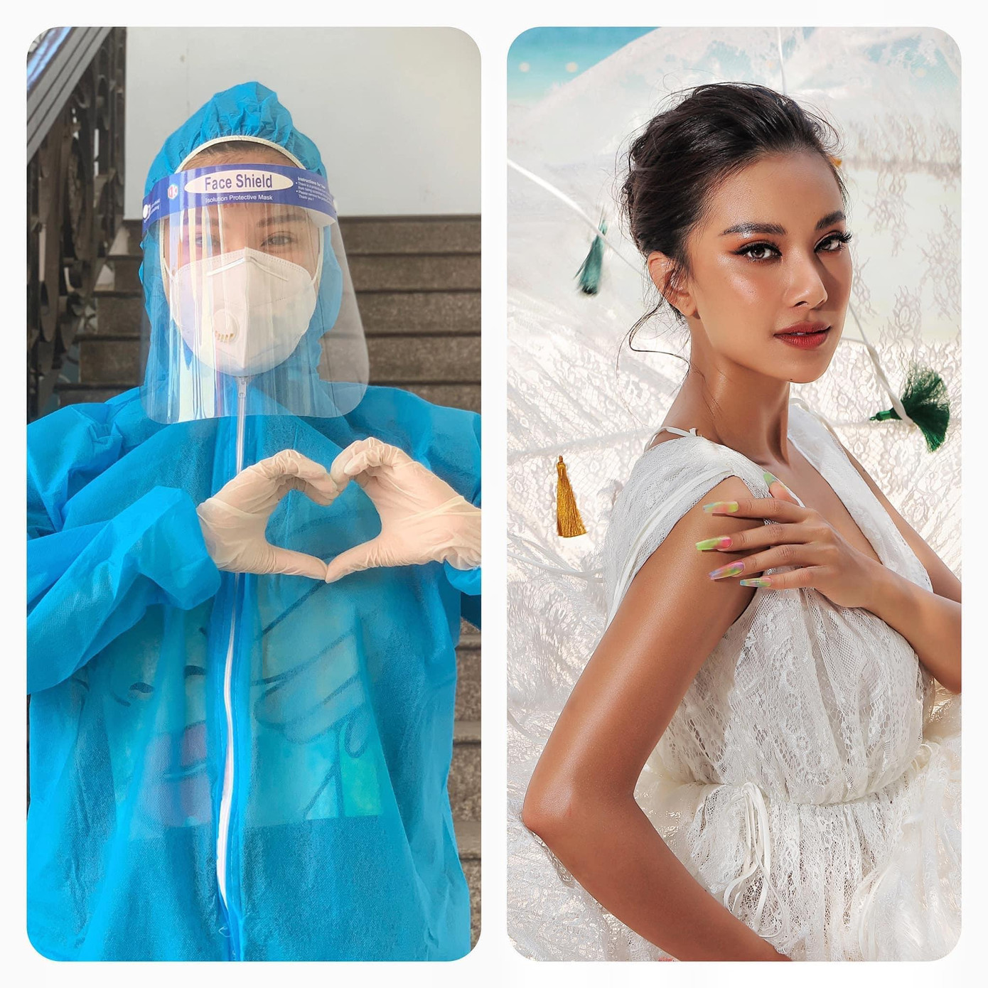 Á hậu Kim Duyên cũng tham gia đội ngũ tình nguyện viên. Á hậu Kim Duyên cũng tham gia đội ngũ tình nguyện viên.