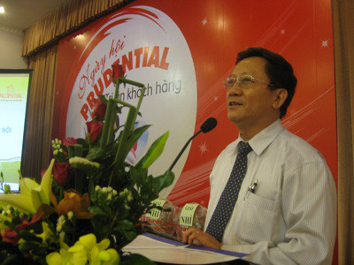 Ông Nguyễn Hiệp Thống, Phó Giám đốc Sở GD&ĐT Hà Nội phát biểu