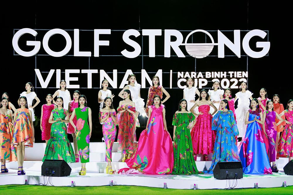 Đỗ Mỹ Linh và những người giành chiến thắng tại giải đấu GOLF STRONG NARA BÌNH TIÊN 2022.
