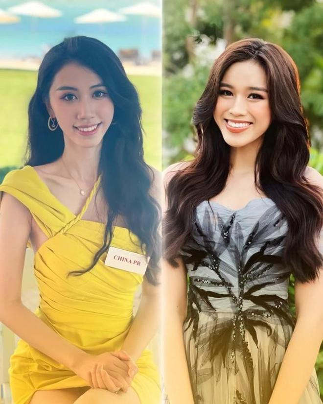 Trước đó, tại cuộc thi Miss World 2021, Hoa hậu Đỗ Thị Hà cũng đã ghi điểm với hành động cho Hoa hậu Trung Quốc mượn váy.