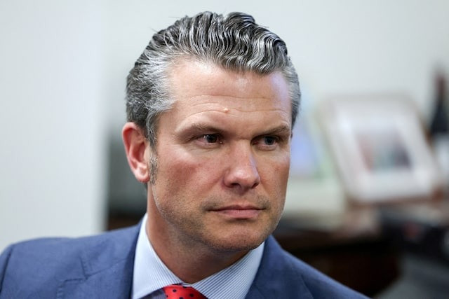 Bộ trưởng Quốc phòng Mỹ Pete Hegseth. (Ảnh: Reuters)