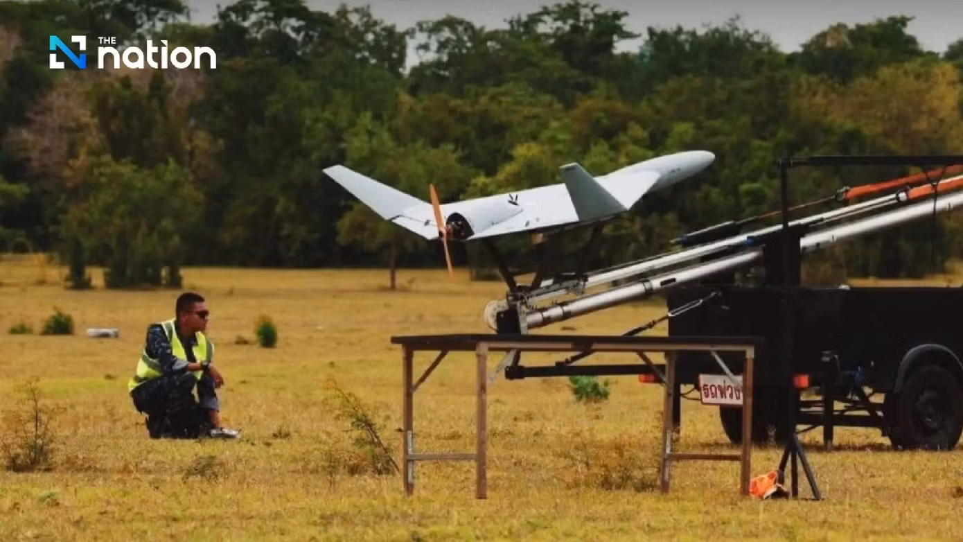 UAV cảm tử mới của Thái Lan. (Ảnh: The Nation)