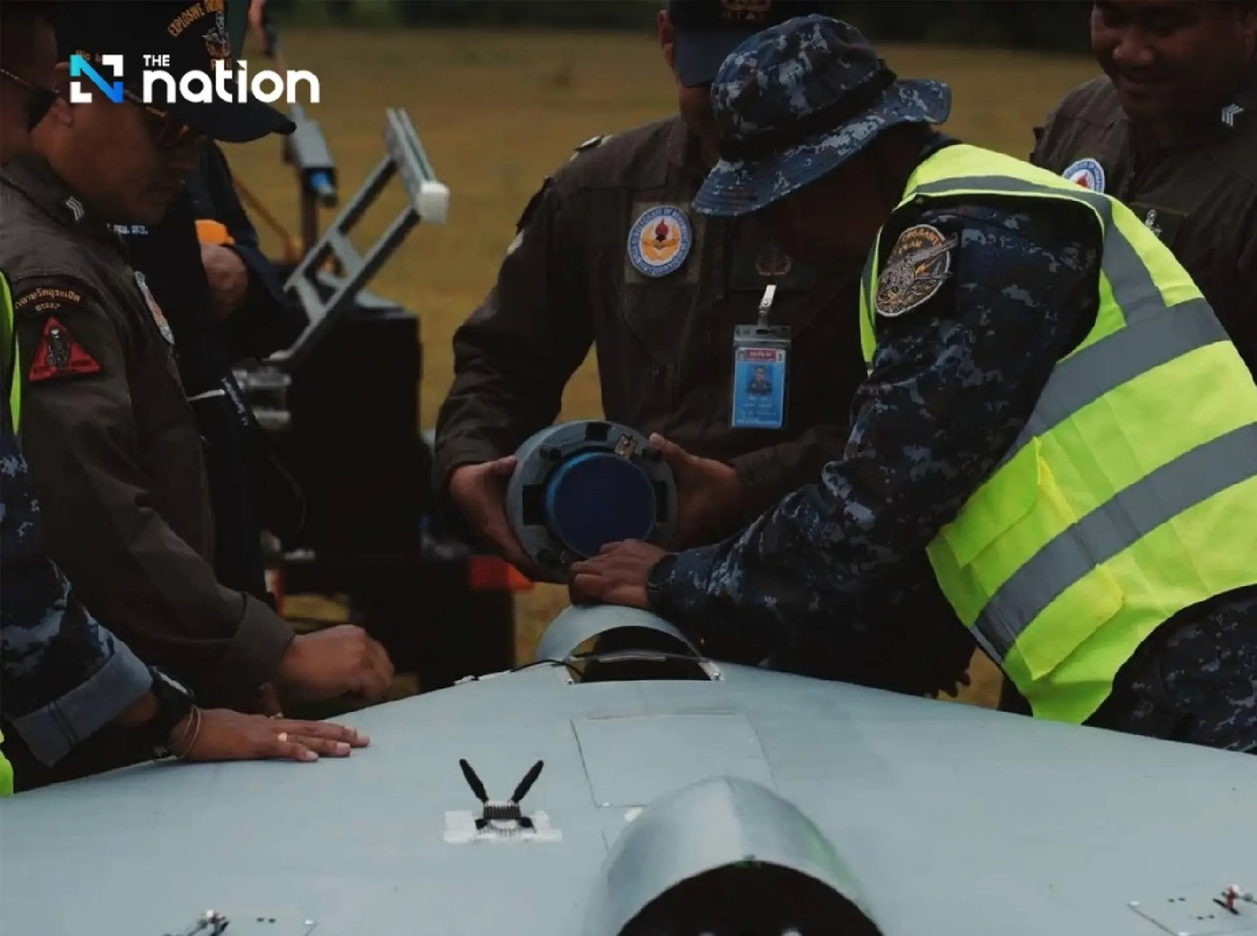 Mẫu UAV trong quá trình thử nghiệm. (Ảnh: The Nation) Mẫu UAV trong quá trình thử nghiệm. (Ảnh: The Nation)