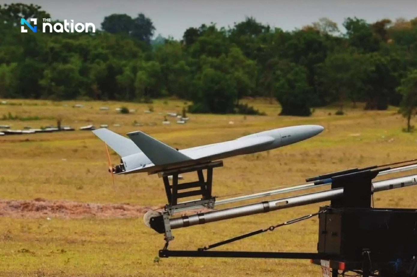 Mẫu UAV trong quá trình thử nghiệm. (Ảnh: The Nation) Mẫu UAV trong quá trình thử nghiệm. (Ảnh: The Nation)