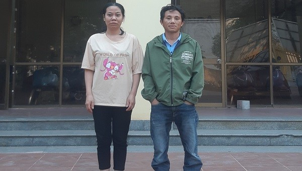 Vợ chồng chị Ánh