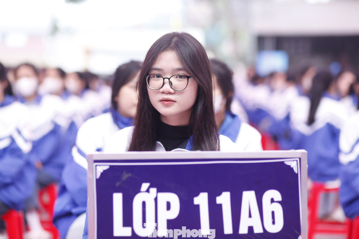 Chương trình tình nguyện mùa Đông của Hội LHTN tỉnh Bắc Giang thu hút nhiều đoàn viên, học sinh tham gia. Ảnh: Nguyễn Thắng