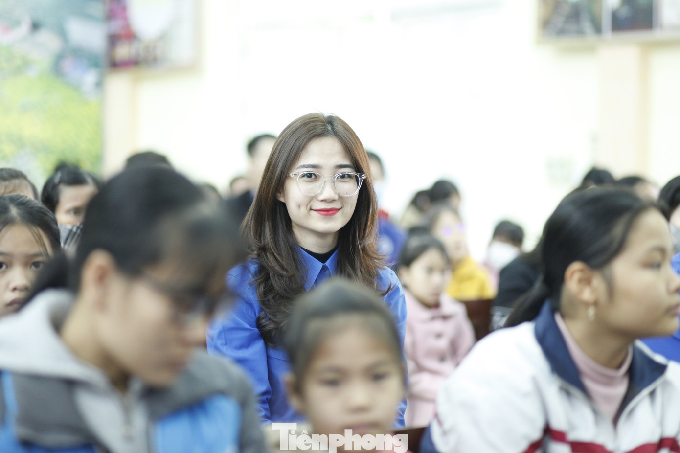 Chương trình thể hiện tinh thần xung kích tình nguyện vì cộng đồng của tuổi trẻ Bắc Giang. Ảnh: Nguyễn Thắng