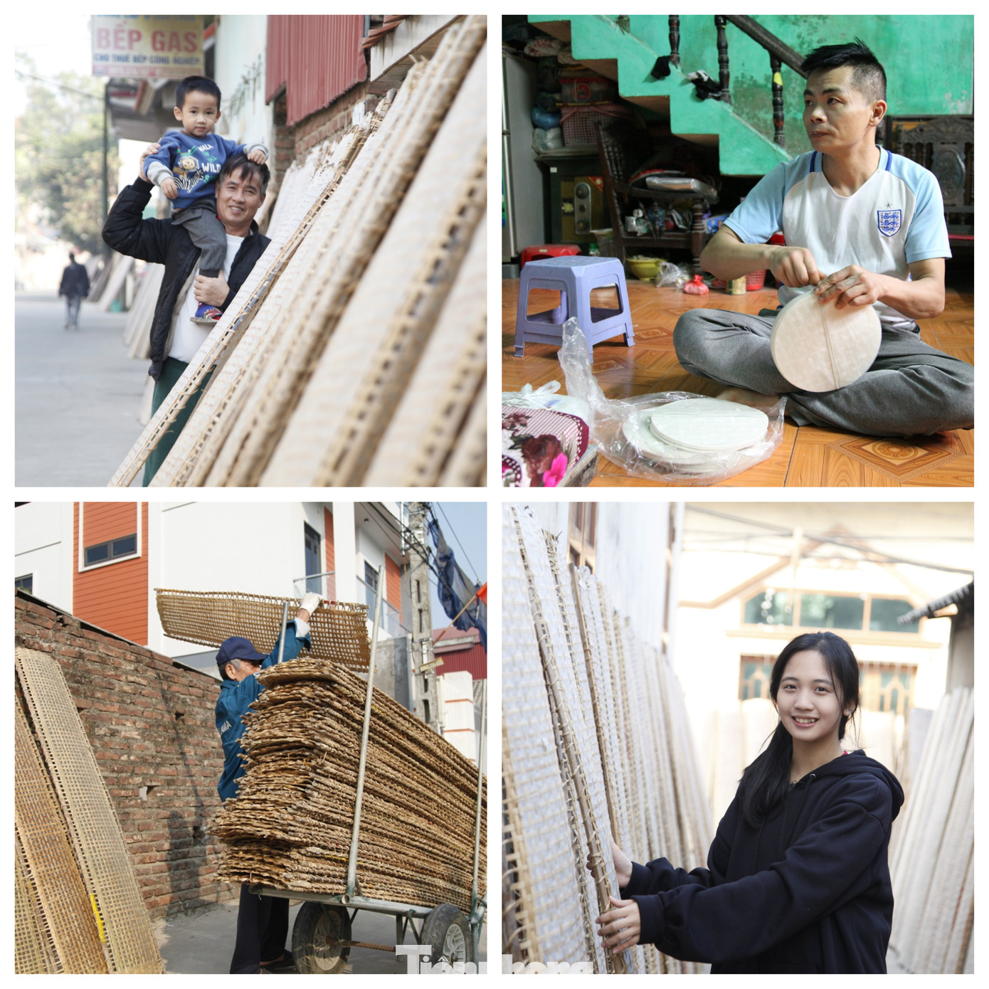 Theo lãnh đạo UBND xã Vân Hà, vào những ngày giáp Tết, những hộ làm nghề bánh đã nem ở trong xã thu về hơn 1 triệu đồng/ngày. Ảnh: Nguyễn Thắng.