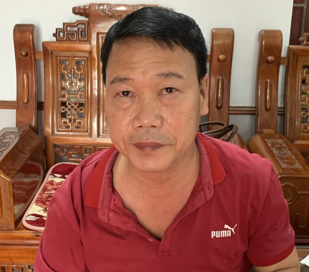 Đối tượng Trần Thế Huân.