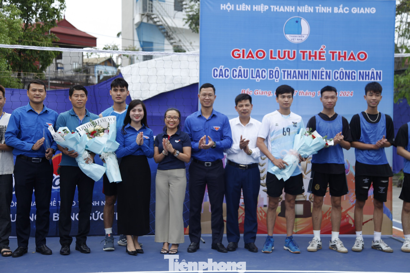 Sân thi đấu bóng chuyền trong không gian thể thao thanh niên. Ảnh: Nguyễn Thắng