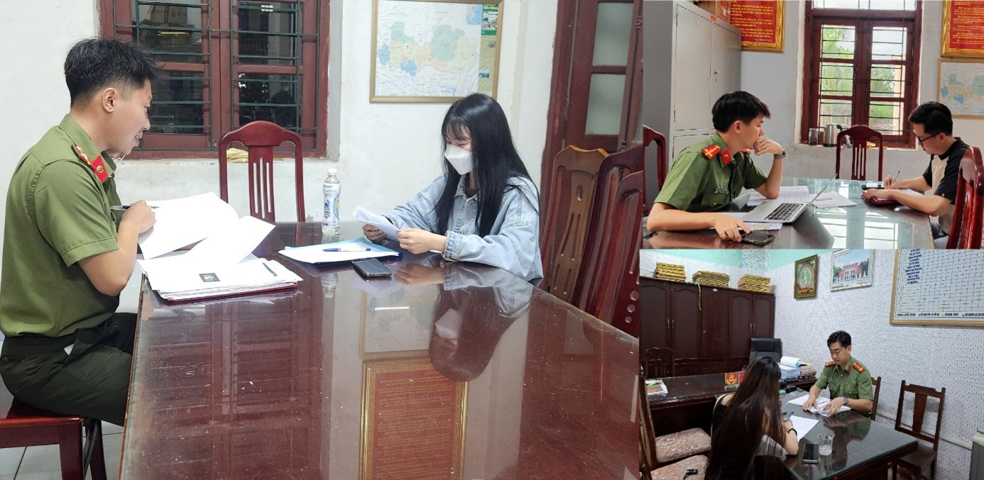 Cơ quan Công an làm việc với các trường hợp vi phạm. Cơ quan Công an làm việc với các trường hợp vi phạm.