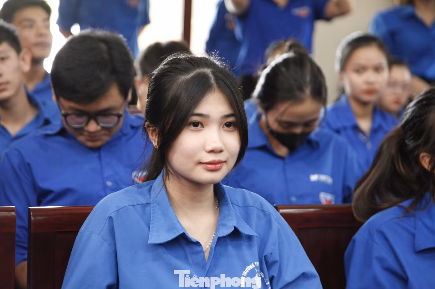 Đoàn viên dự chương trình. Ảnh: Nguyễn Thắng Đoàn viên dự chương trình. Ảnh: Nguyễn Thắng