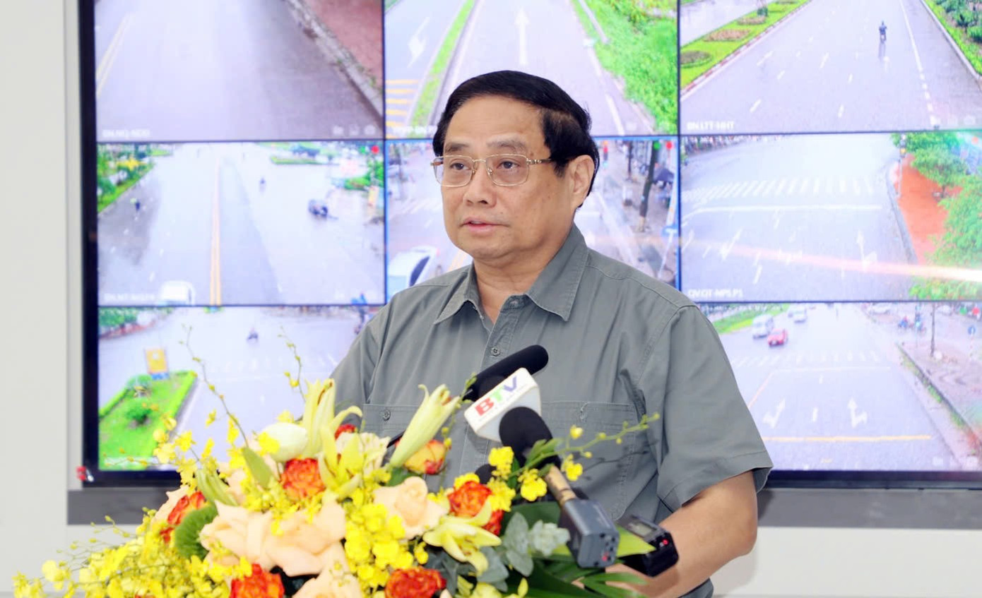 Thủ tướng Phạm Minh Chính phát biểu tại hội nghị.