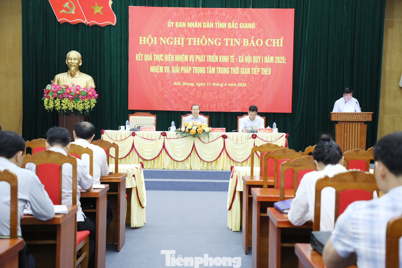 Tỉnh Bắc Giang tổ chức hội nghị thông tin báo chí. Ảnh: Nguyễn Thắng Tỉnh Bắc Giang tổ chức hội nghị thông tin báo chí. Ảnh: Nguyễn Thắng