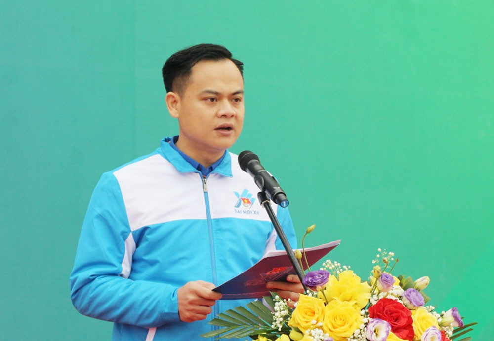 Anh Bùi Văn Hoàng phụ trách điều hành Tỉnh Đoàn Bắc Giang.