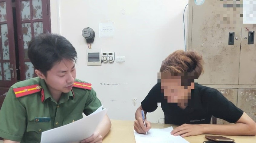 Cơ quan Công an làm việc với T.V.B. Cơ quan Công an làm việc với T.V.B.