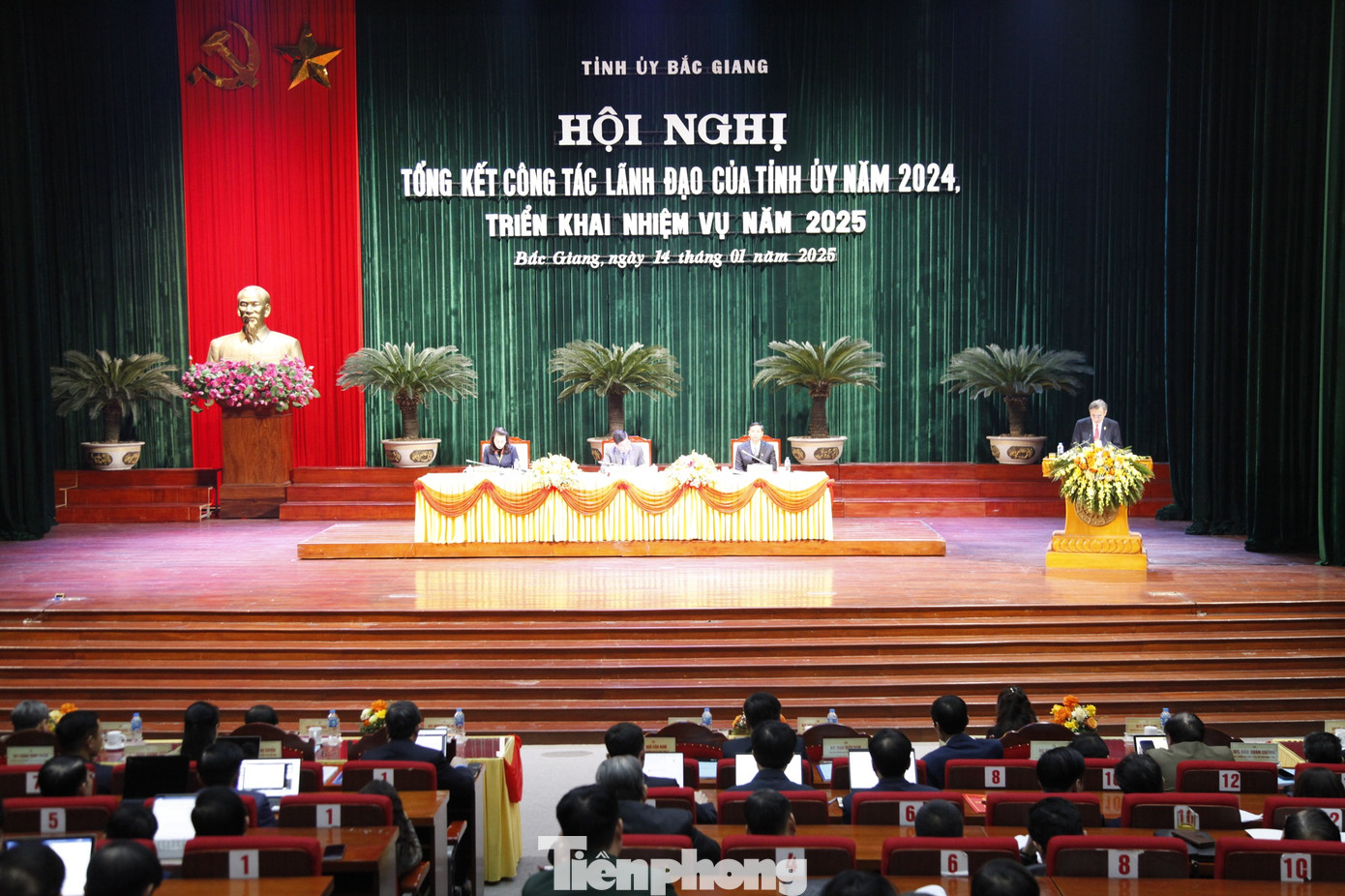 Tỉnh ủy Bắc Giang tổng kết công tác lãnh đạo năm 2024. Ảnh: Nguyễn Thắng