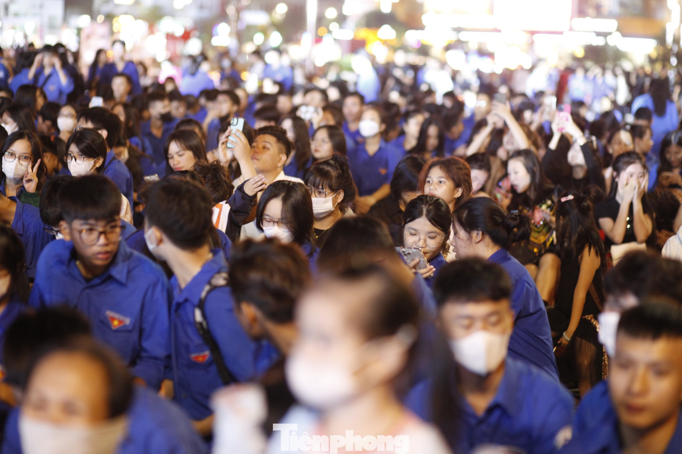 Chương trình thu hút đông đảo đoàn viên, thanh niên tham gia. Ảnh: Nguyễn Thắng