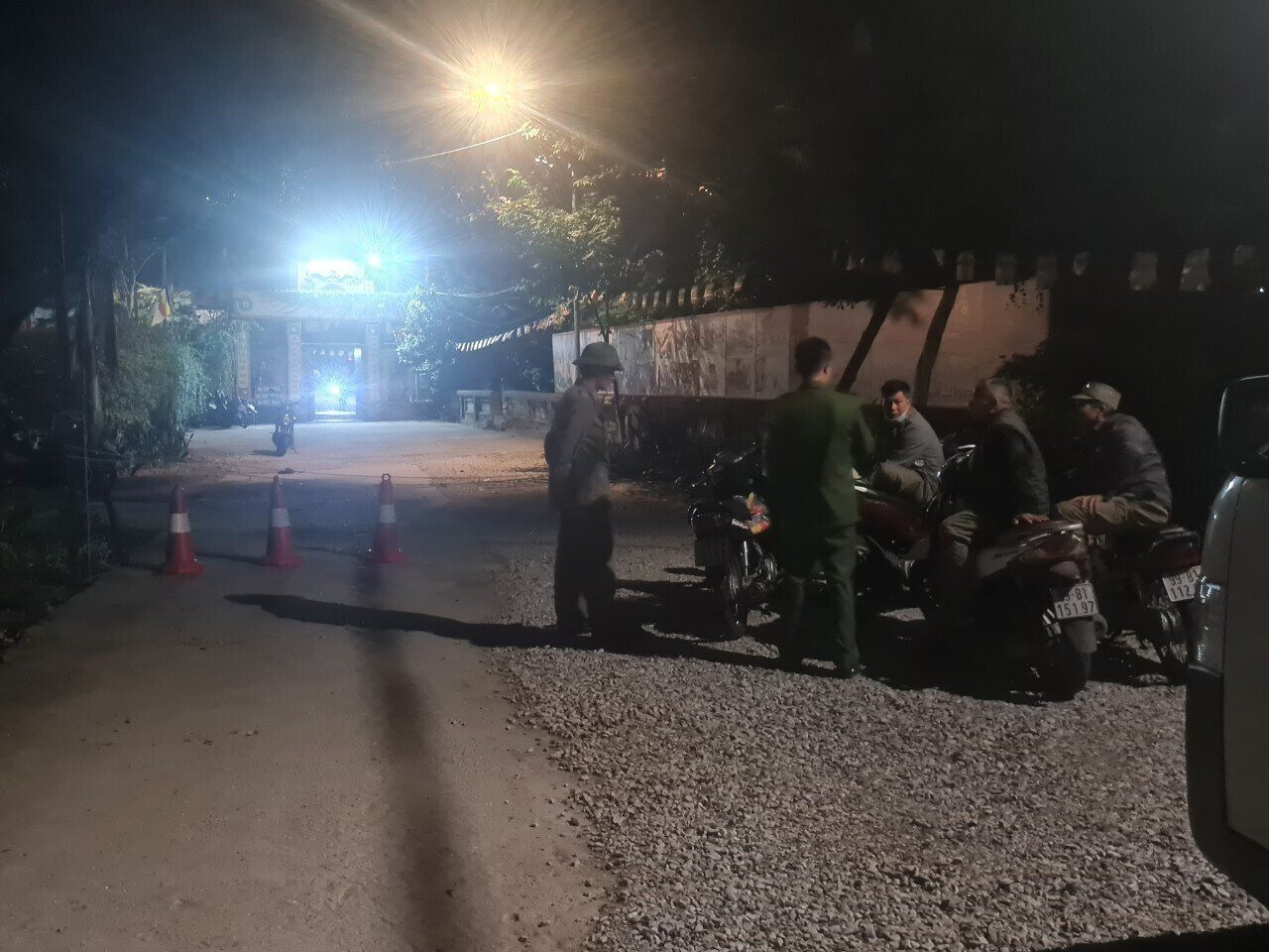 Khu vực hiện trường vụ án.