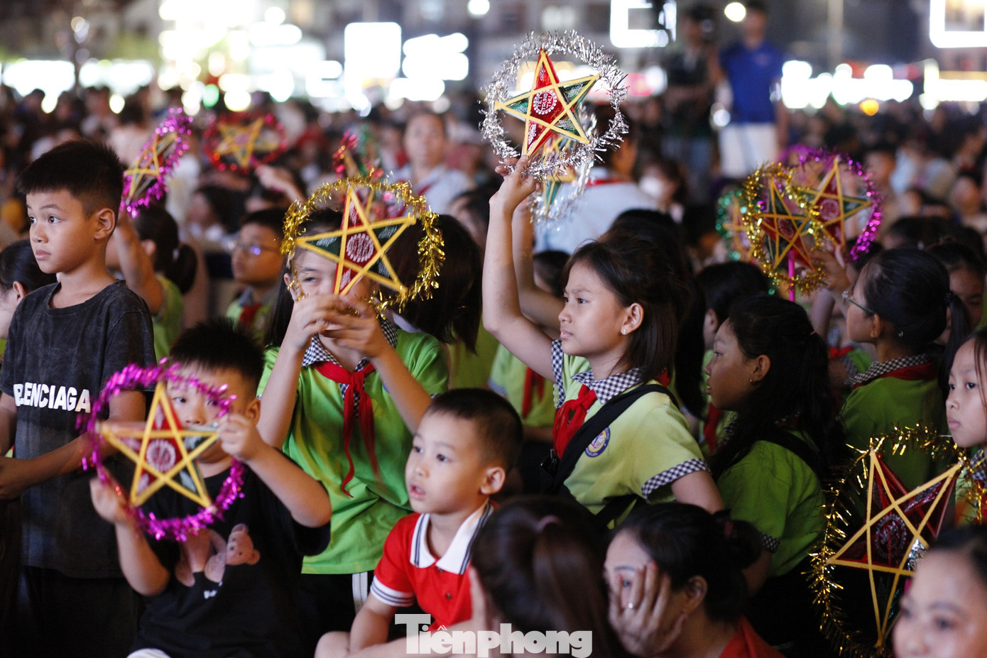 Chương trình mang lại niềm vui cho các em thiếu nhi. Ảnh: Nguyễn Thắng.
