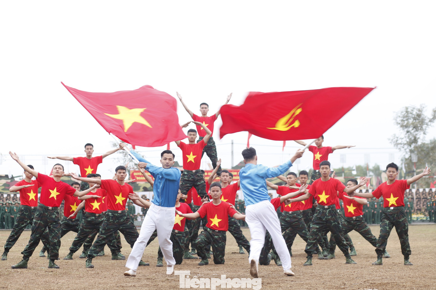 Tiết mục văn nghệ tại chương trình. Ảnh: Nguyễn Thắng Tiết mục văn nghệ tại chương trình. Ảnh: Nguyễn Thắng