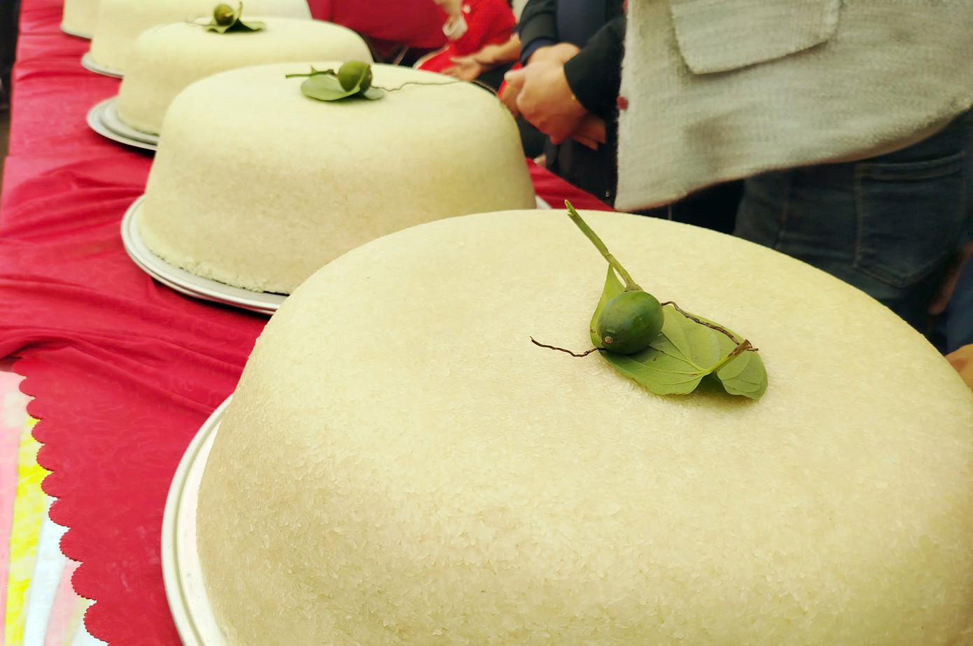 Mâm xôi đạt giải được thưởng một quả cau, một lá trầu.