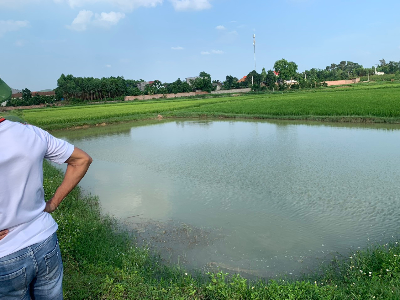 Khu vực hai em học sinh tử vong do đuối nước. Khu vực hai em học sinh tử vong do đuối nước.