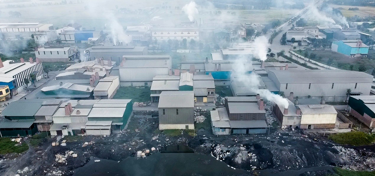 Bắc Ninh kiên quyết xử lý môi trường làng nghề ở xã Văn Môn, huyện Yên Phong.