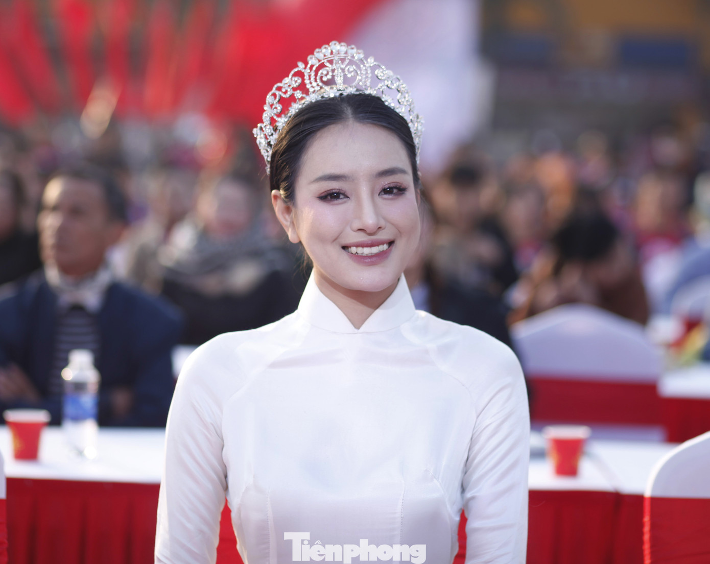 Á hậu Bùi Khánh Linh tham gia giải chạy. Ảnh: Nguyễn Thắng Á hậu Bùi Khánh Linh tham gia giải chạy. Ảnh: Nguyễn Thắng