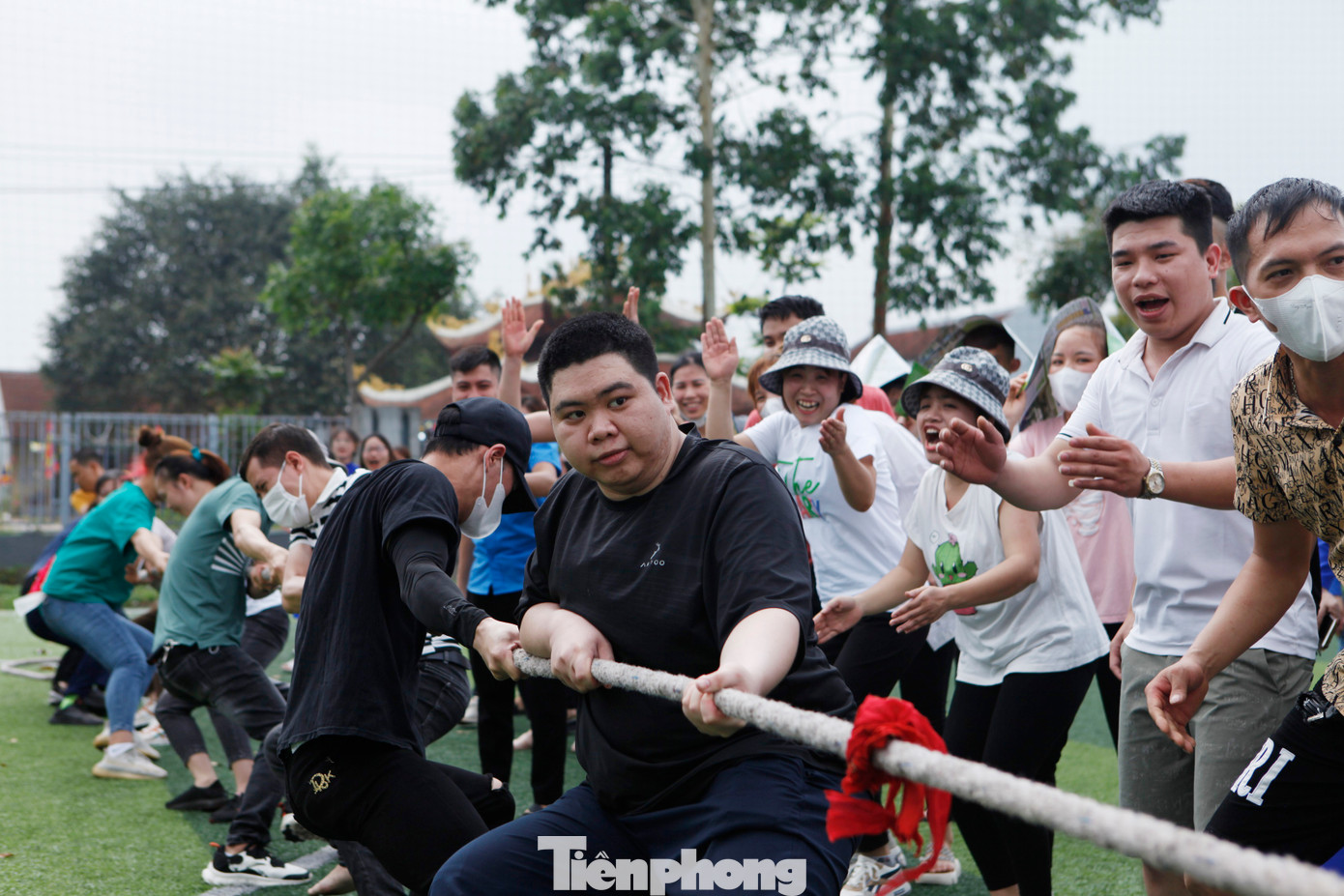 Đời sống tinh thần của người lao động tỉnh Bắc Giang cũng được quan tâm với nhiều hoạt động văn nghệ, thể thao. Ảnh: Nguyễn Thắng