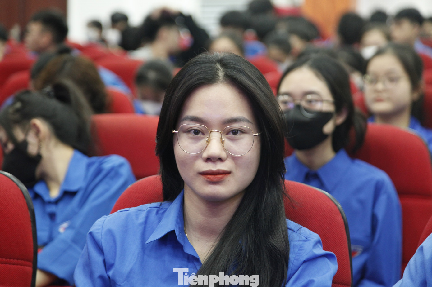 Đoàn viên tham gia chương trình. Ảnh: Nguyễn Thắng