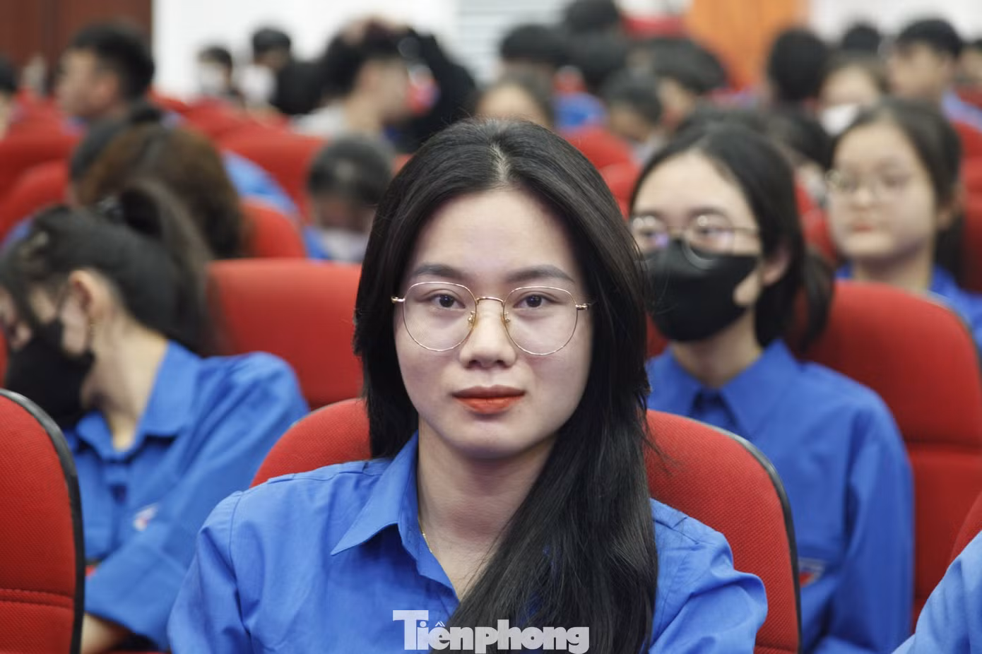 Đoàn viên tham gia chương trình. Ảnh: Nguyễn Thắng